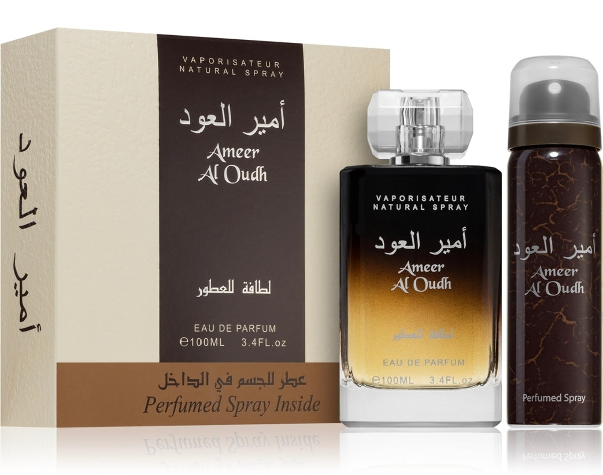 Ameer-Al Oudh Lattafa 100ml eau de parfum +deodorant